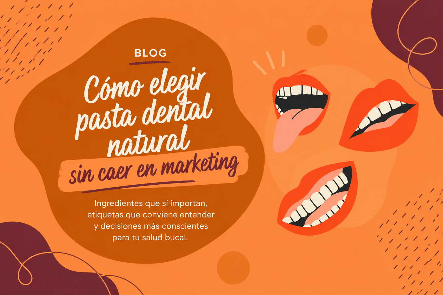 Cómo elegir pasta dental natural sin caer en marketing