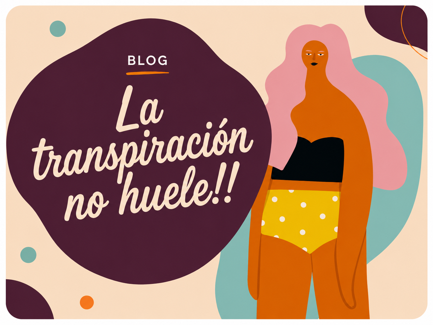 La transpiración no huele!