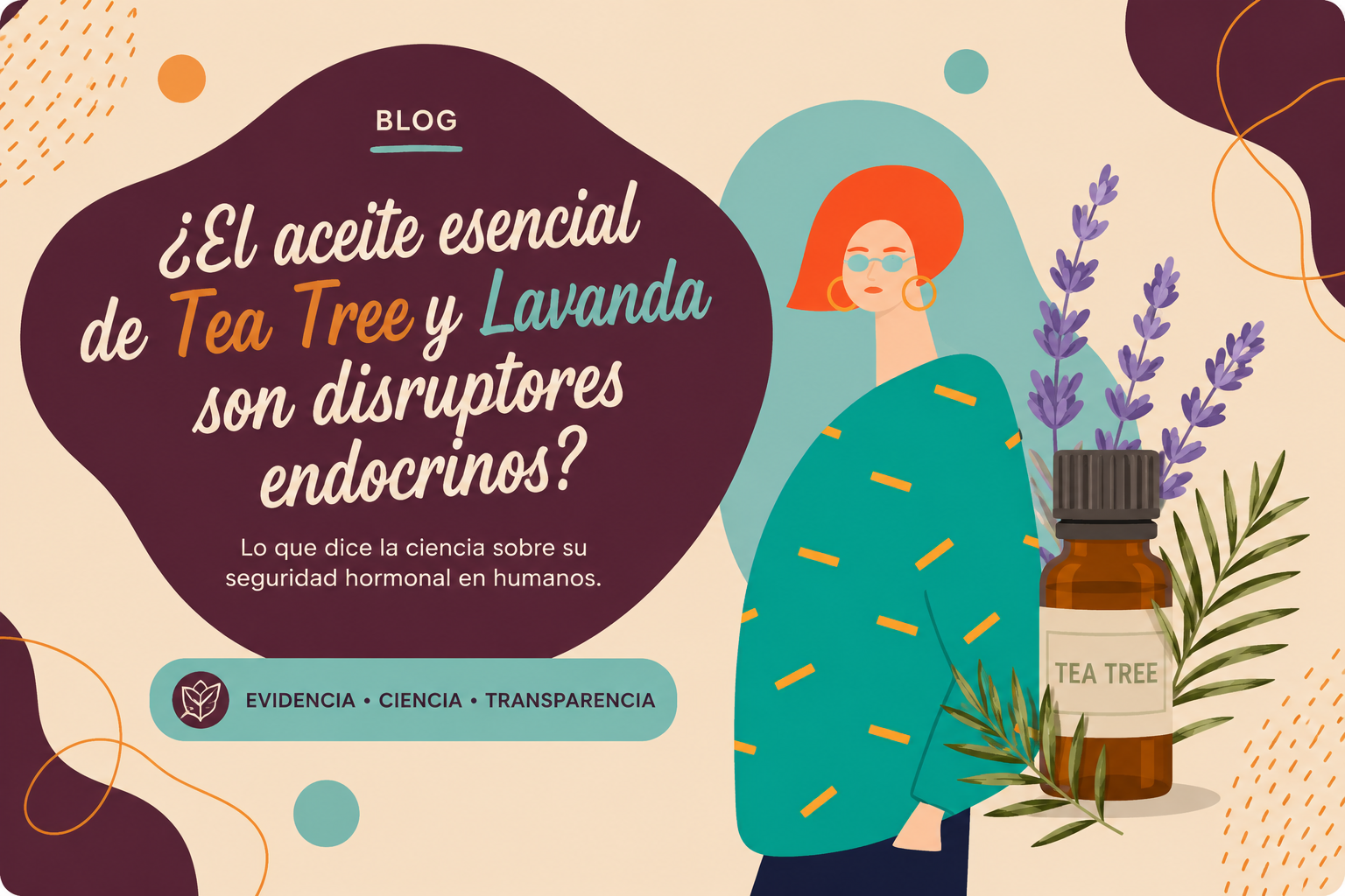 ¿El aceite esencial de árbol de té y la lavanda son disruptores endocrinos? Lo que realmente dice la ciencia