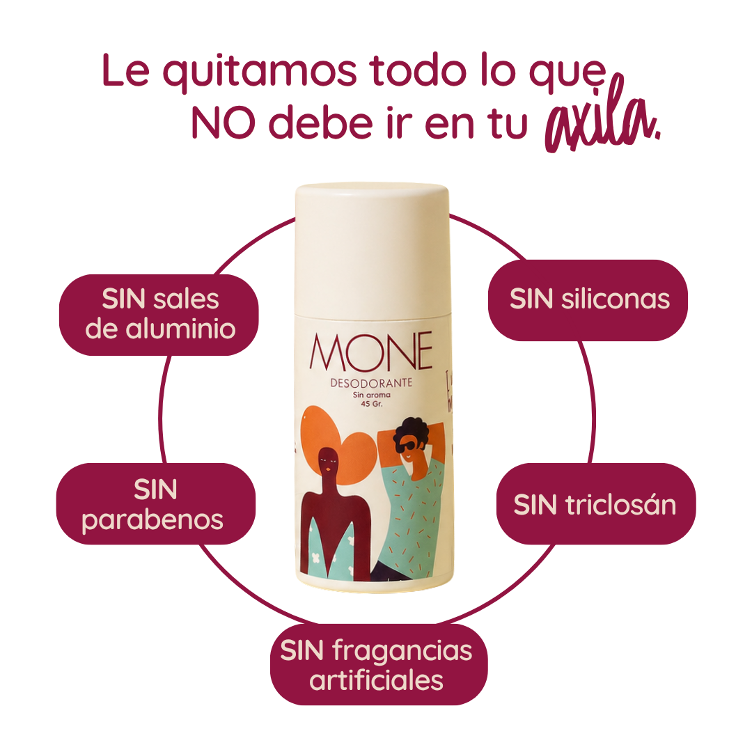 DESODORANTE NATURAL SIN AROMA 45g