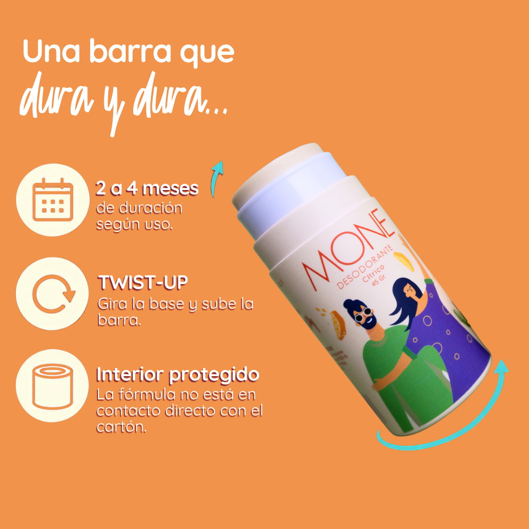 DESODORANTE NATURAL CÍTRICO 45g
